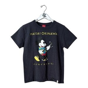 Disney x HabuBox Okinawa T-Shirt "Haisai/Mickey Mouse Size S